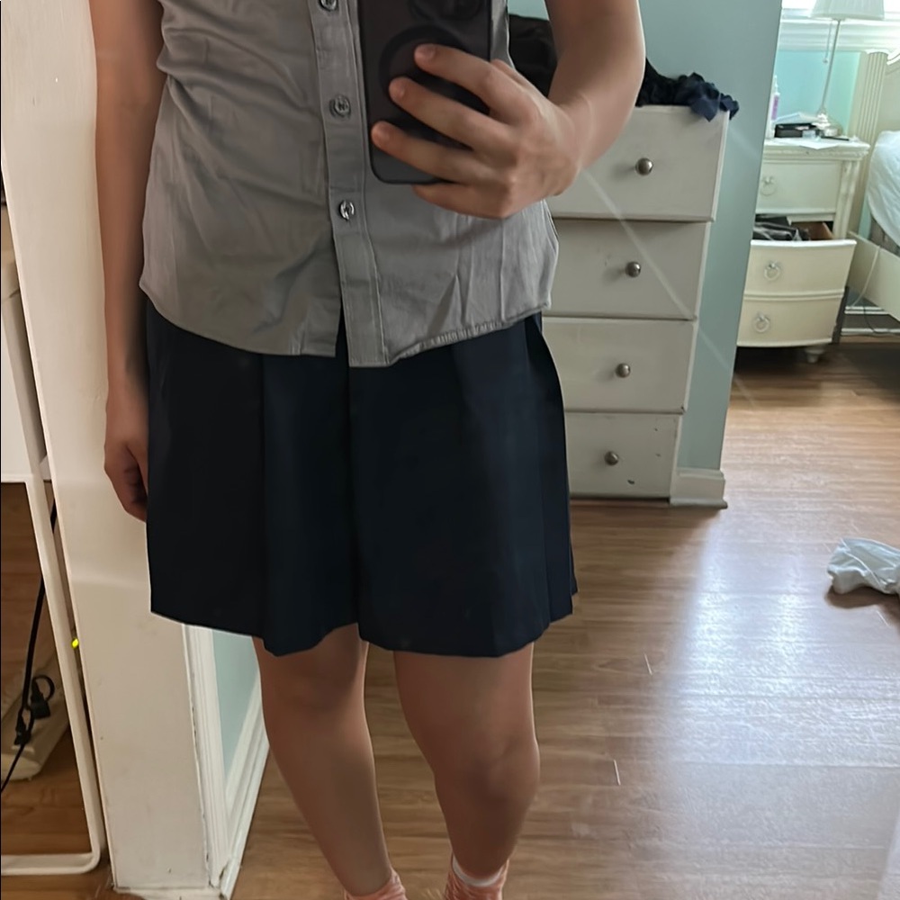 Izod Blue Skorts Classic Tailored Design